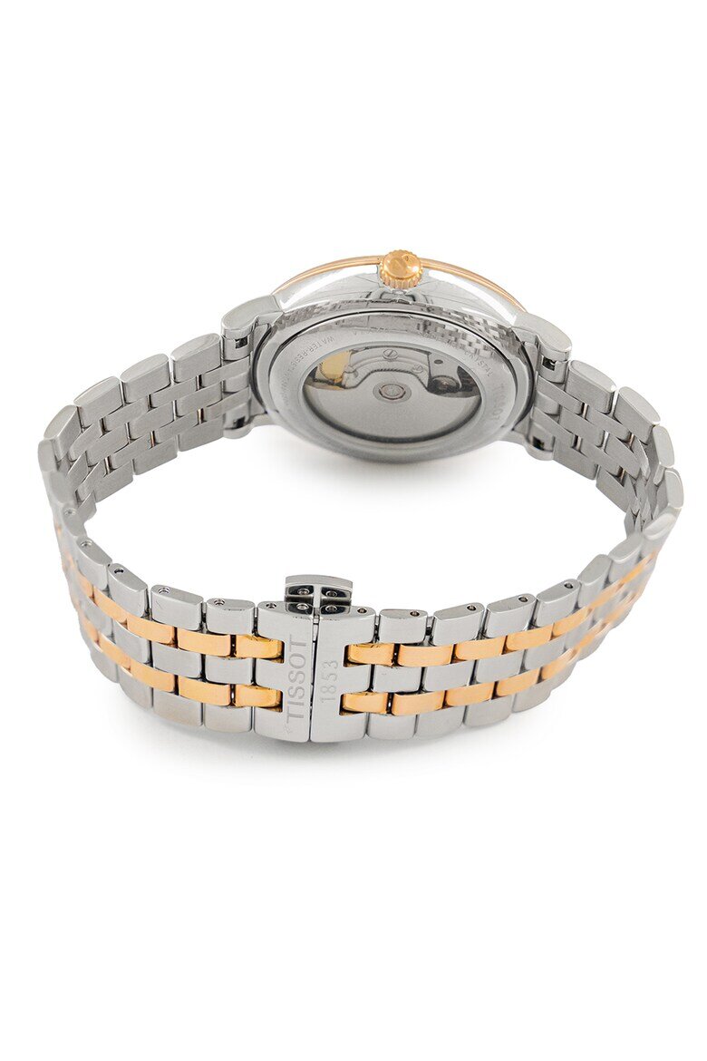 Tissot Автоматичен часовник Powermatic 80 Сребрист/Златисто розов