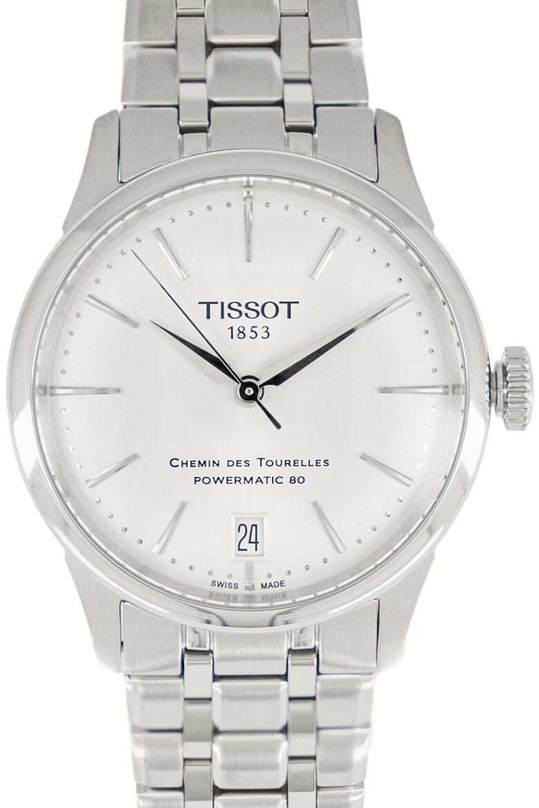 Tissot Унисекс автоматичен часовник Сребрист