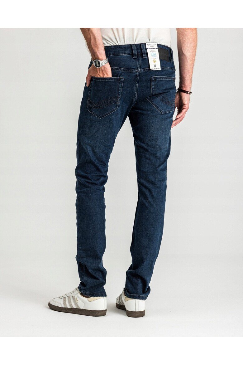 Tom Tailor Мъжки дънки Josh Slim Fit Средна талия Цип Дълги 5 джоба Памук L36 Син