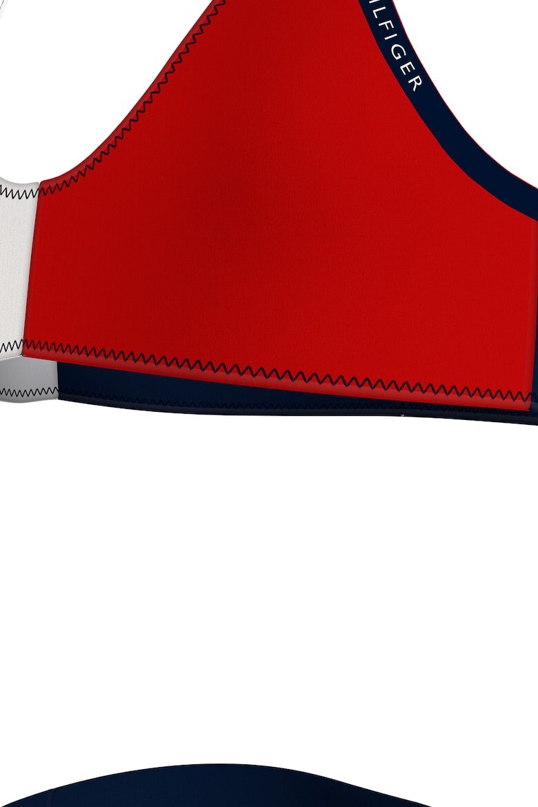 Tommy Hilfiger Бански с дизайн с цветен блок - 2 части Тъмносин
