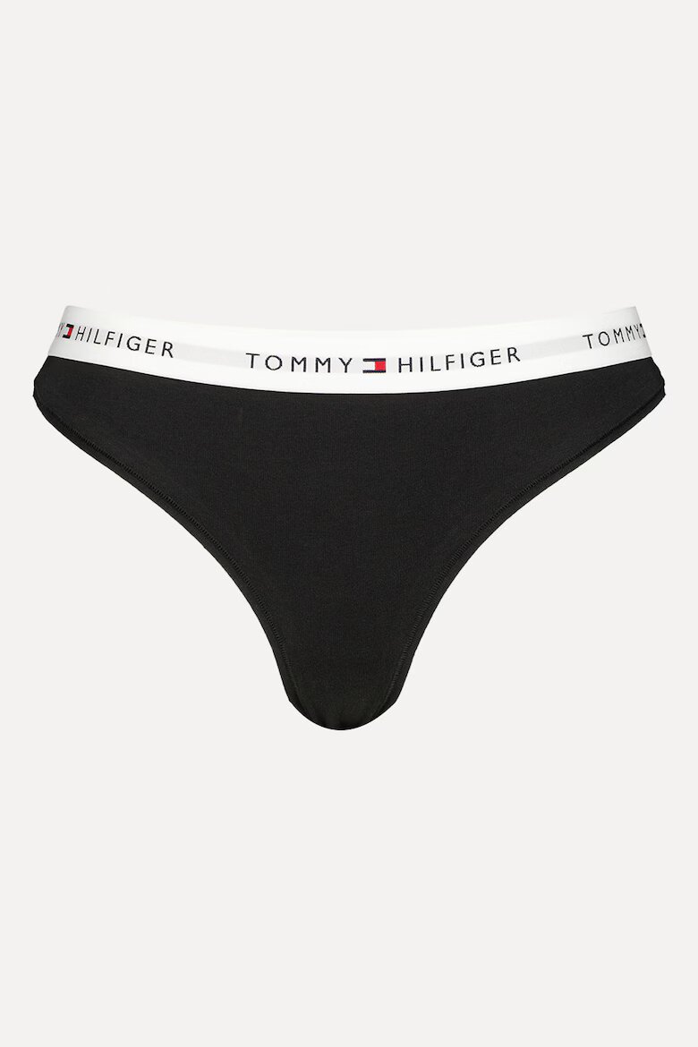 Tommy Hilfiger Бикини с лого - 5 чифта Черен