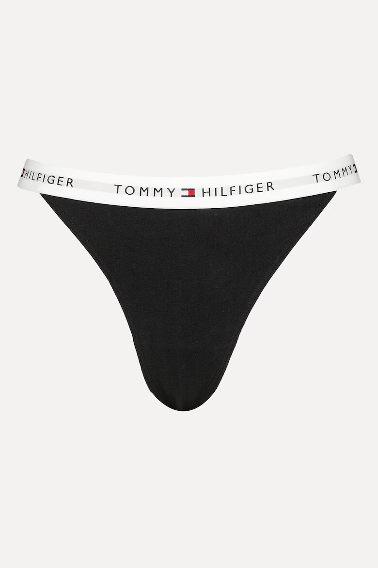 Tommy Hilfiger Бикини с лого - 5 чифта Черен