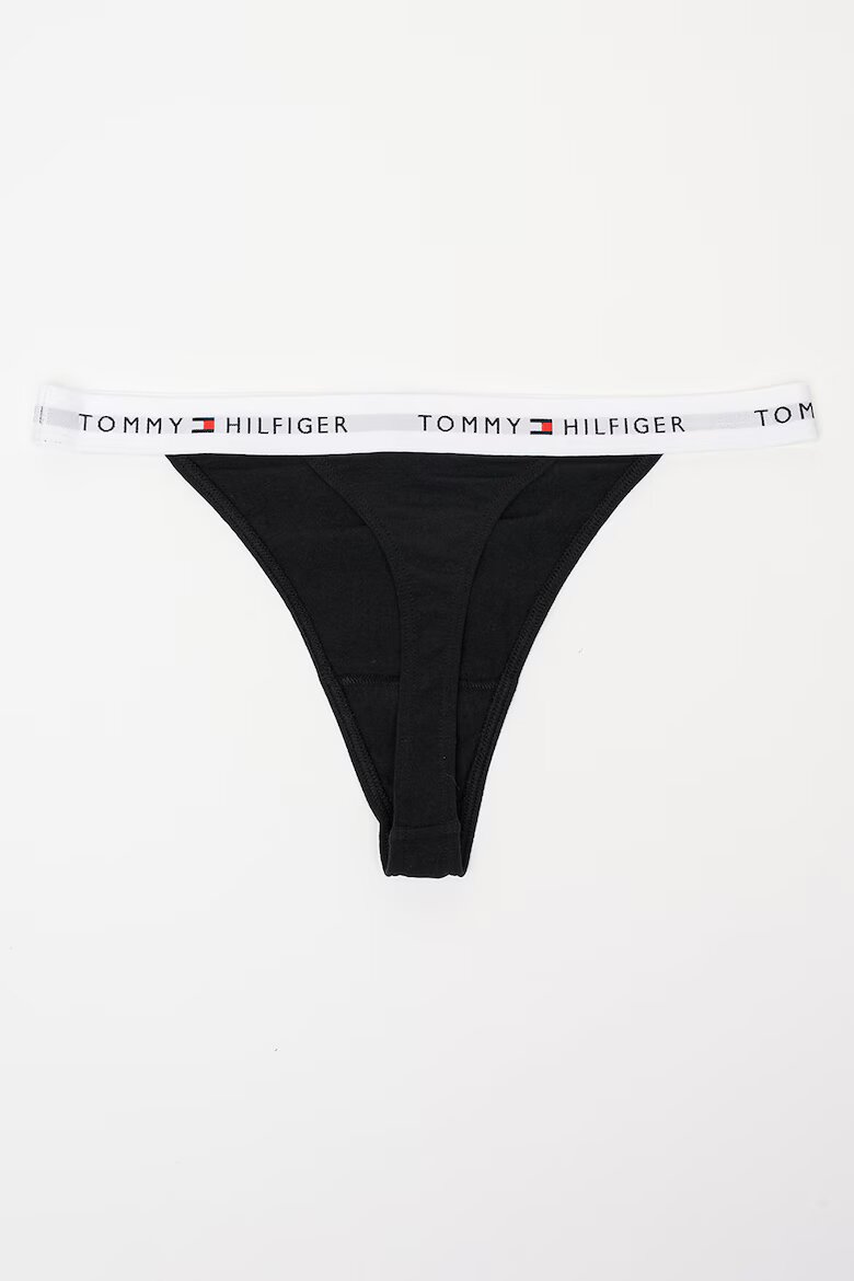 Tommy Hilfiger Бикини с лого - 5 чифта Черен