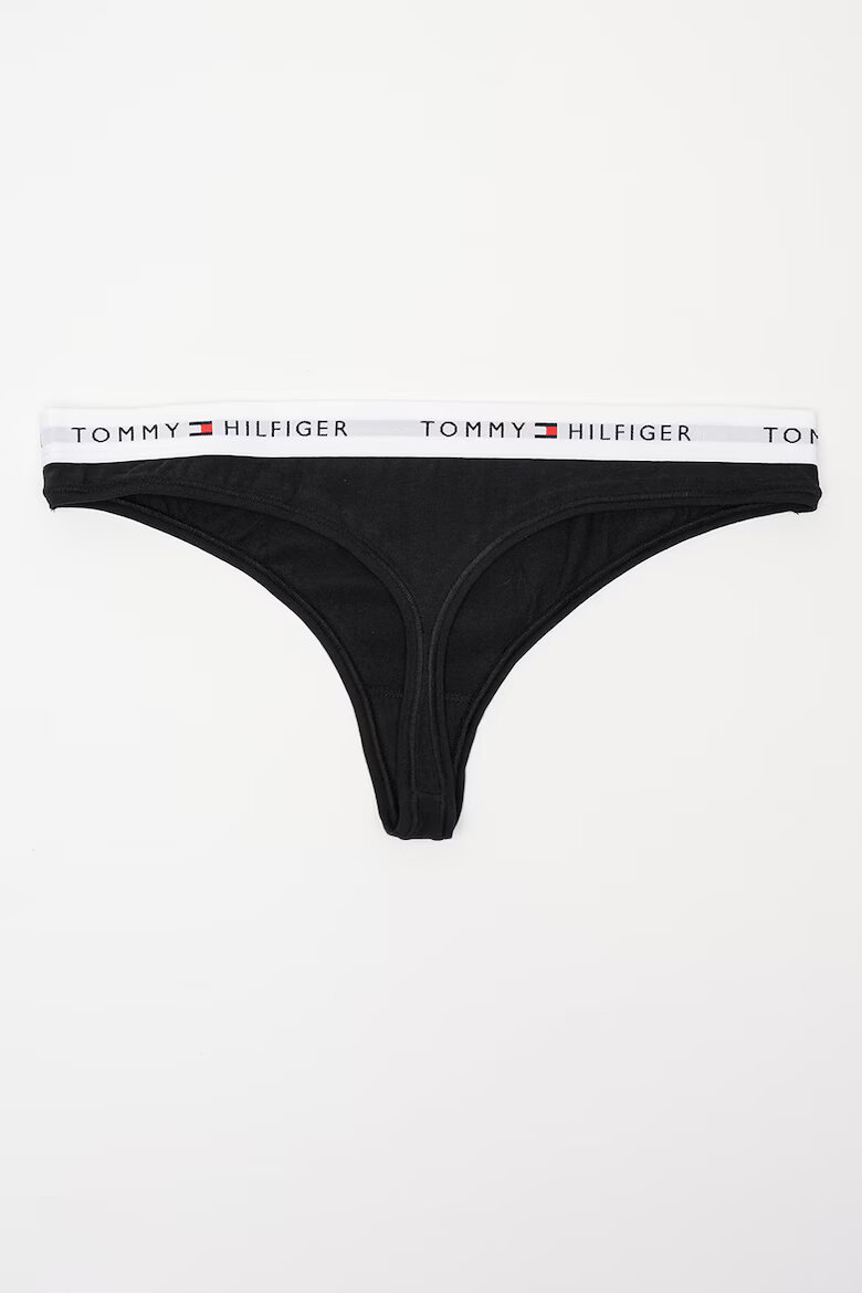 Tommy Hilfiger Бикини с лого - 5 чифта Черен