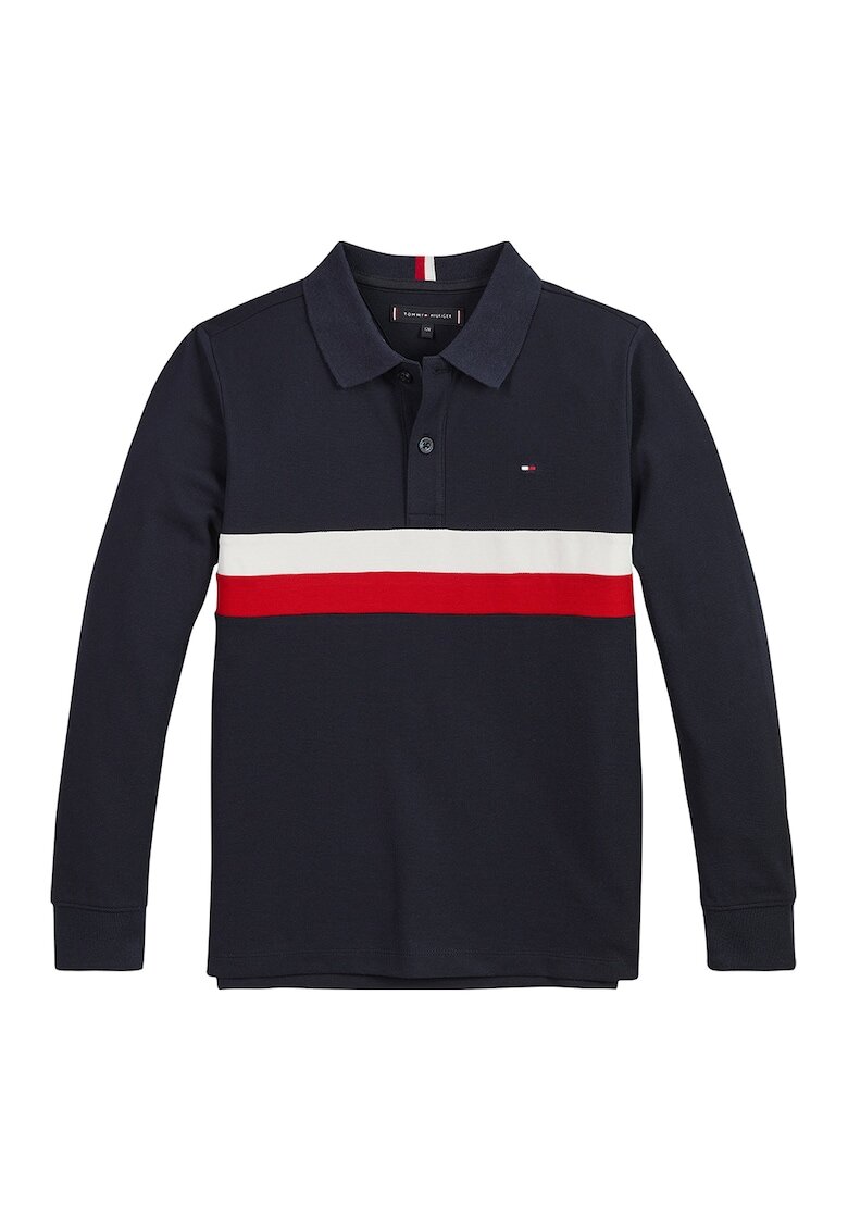 Tommy Hilfiger Блуза с органичен памук с яка