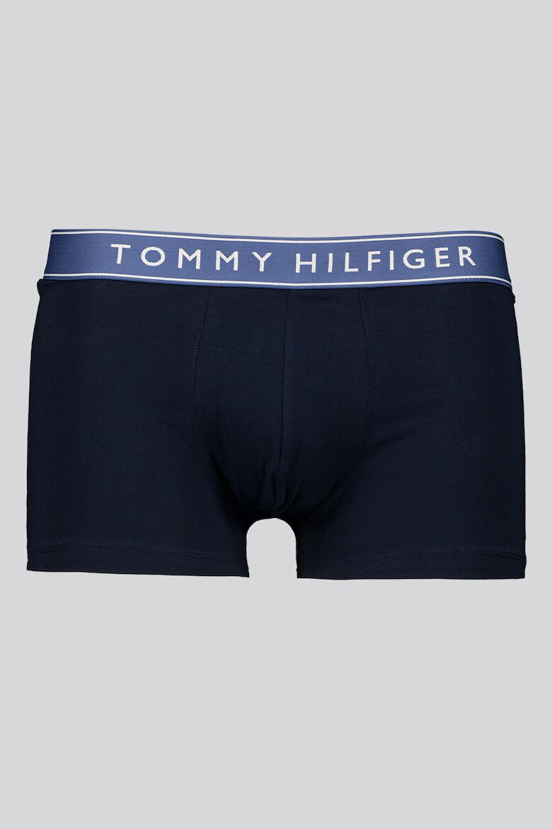 Tommy Hilfiger Боксерки с лого на талията - 3 чифта Антично синьо