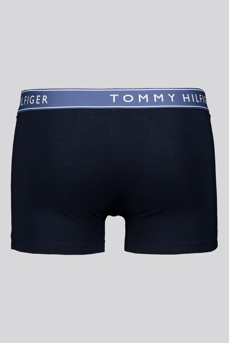 Tommy Hilfiger Боксерки с лого на талията - 3 чифта Антично синьо