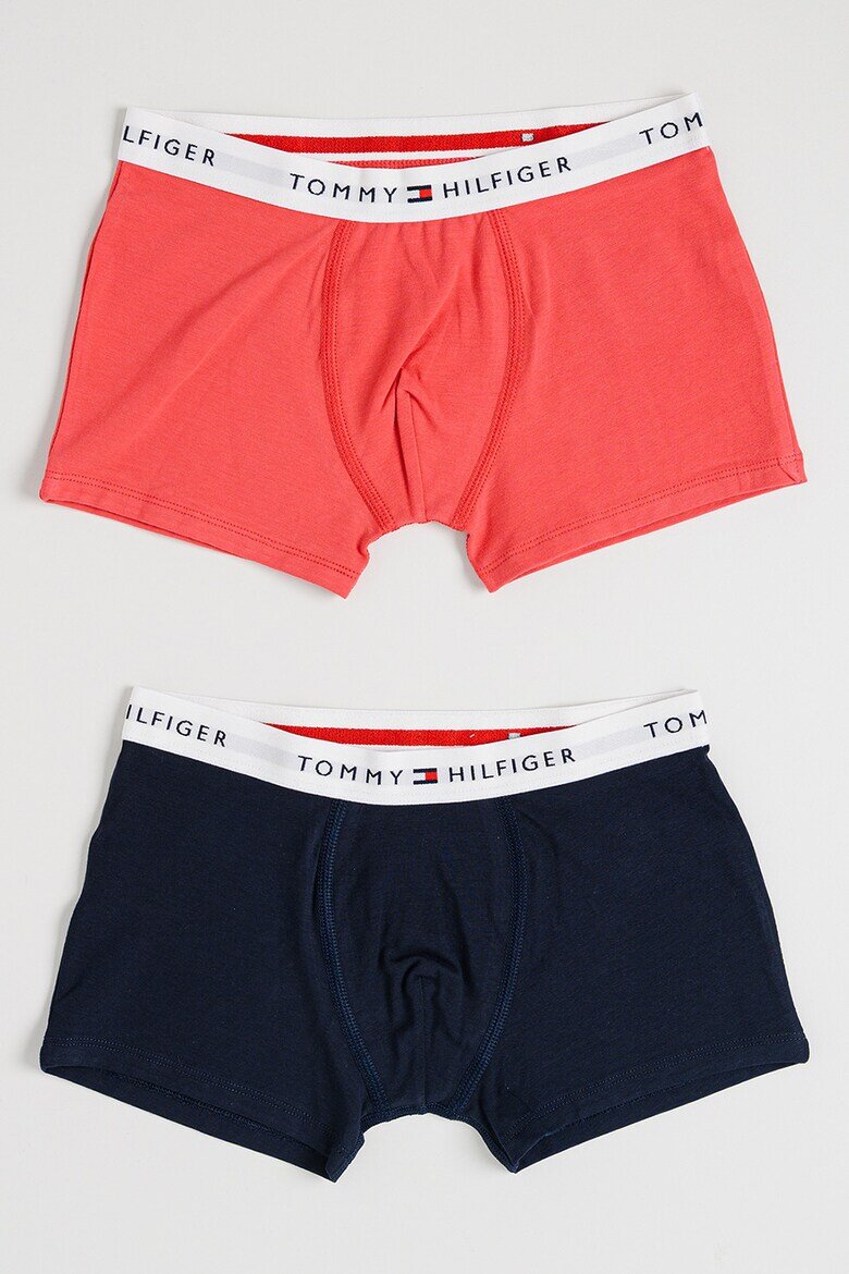 Tommy Hilfiger Боксерки с памук - 2 чифта Корал/Тъмносин