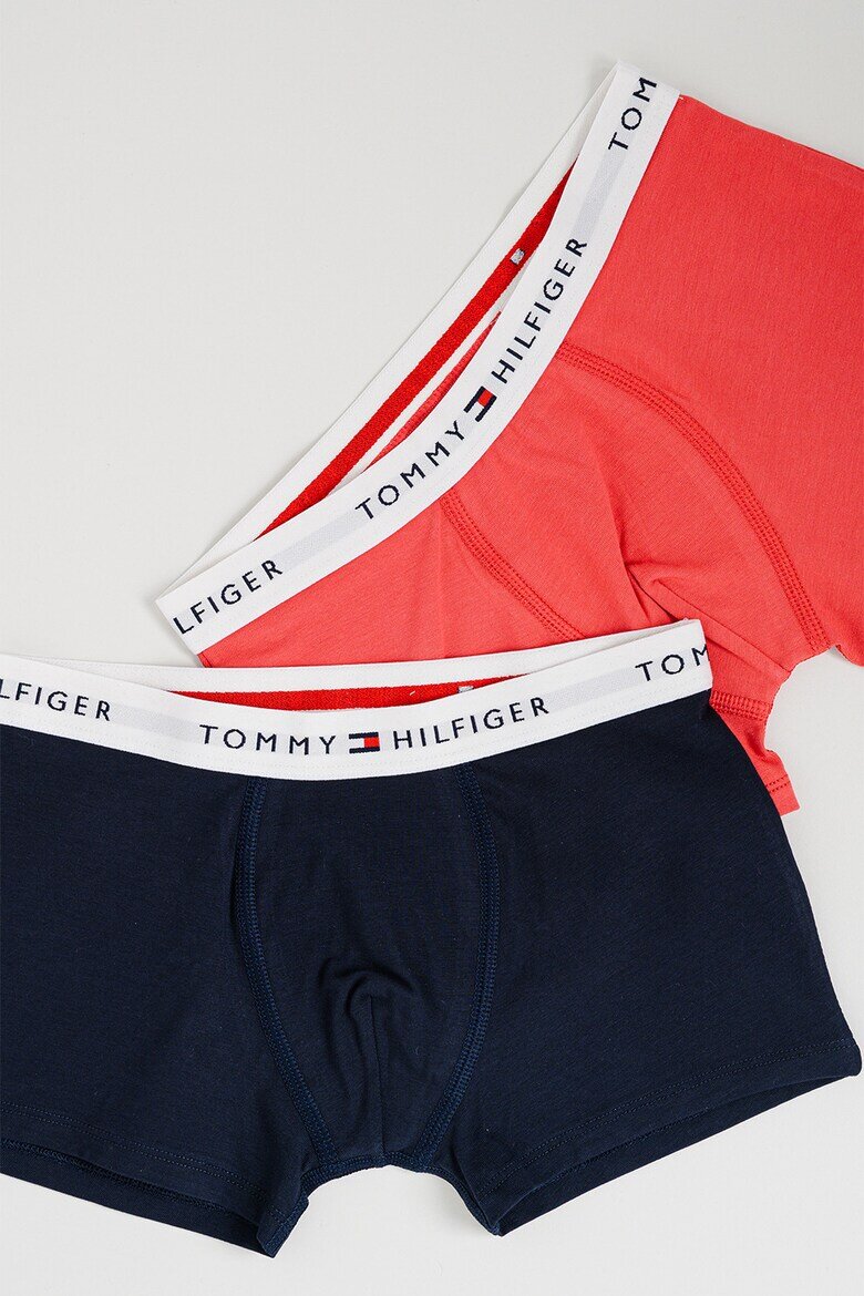 Tommy Hilfiger Боксерки с памук - 2 чифта Корал/Тъмносин