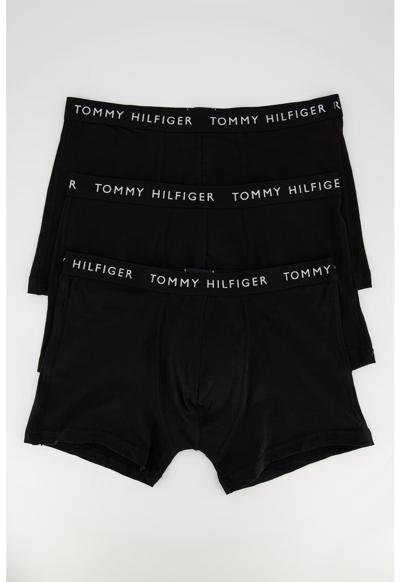 Tommy Hilfiger Боксерки с памук и лого - 3 чифта