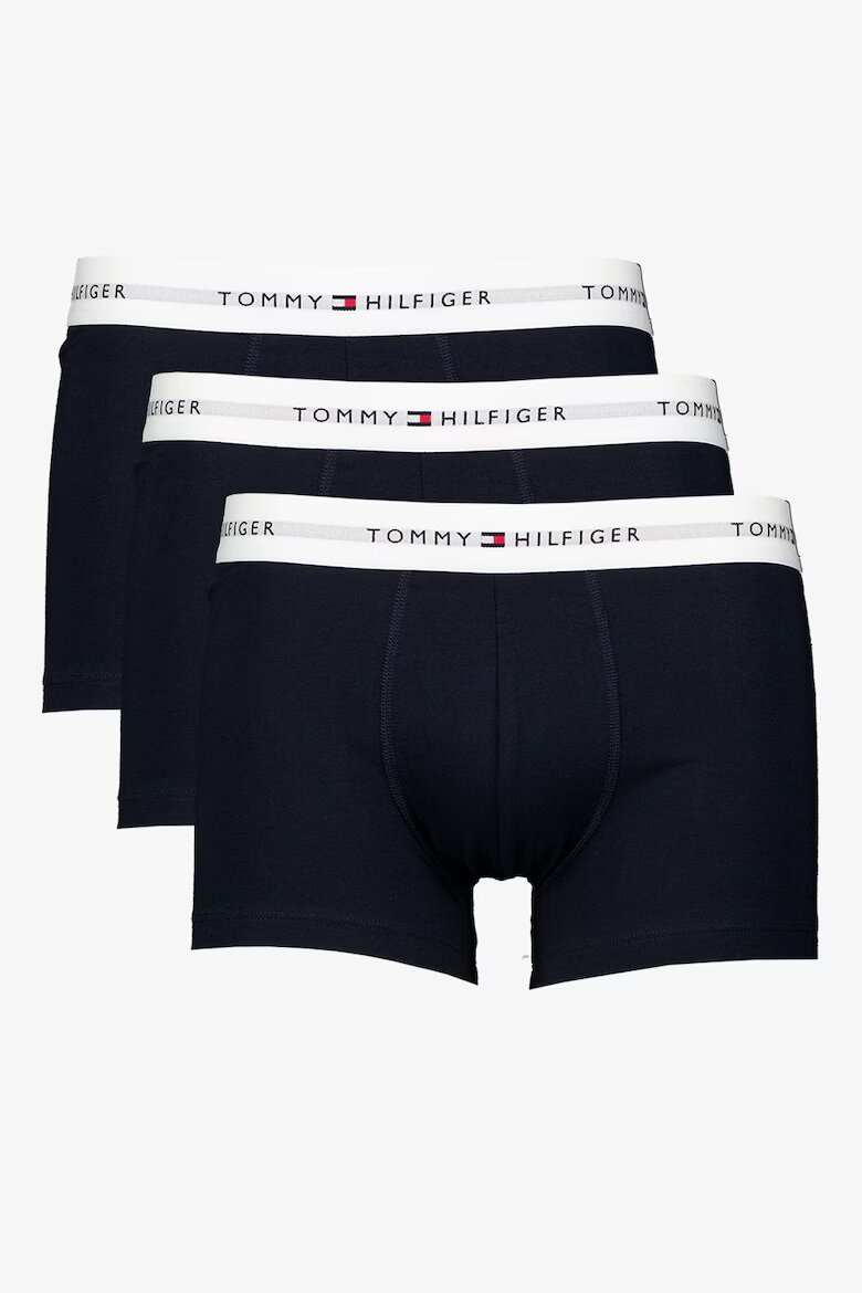 Tommy Hilfiger Боксерки Signature с лого - 3 чифта Избелял флот