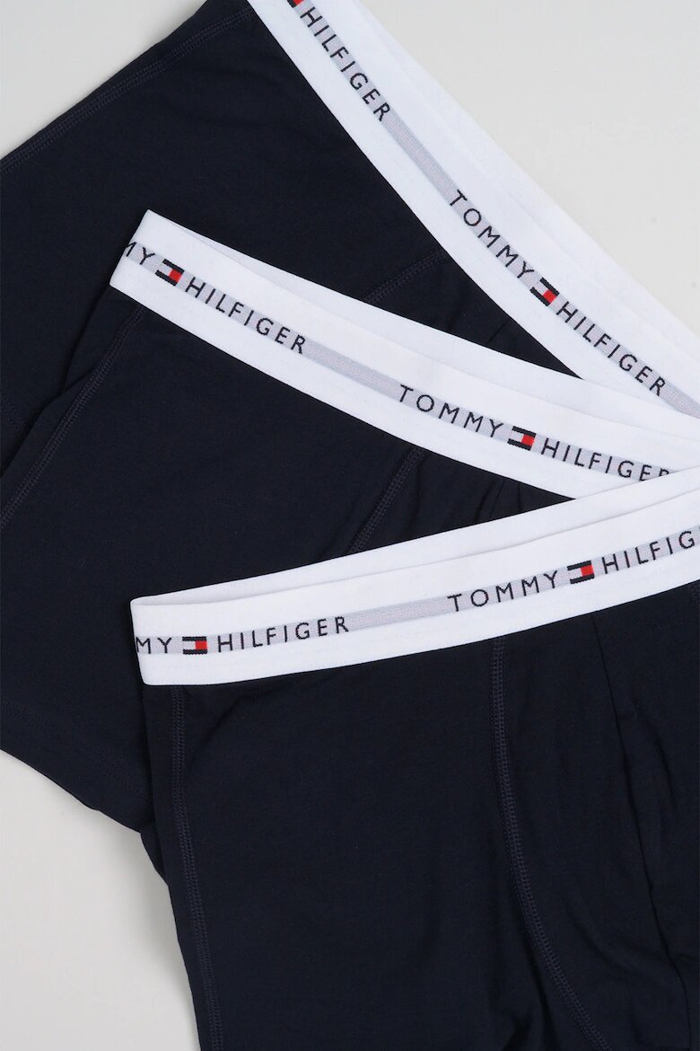 Tommy Hilfiger Боксерки Signature с лого - 3 чифта Избелял флот