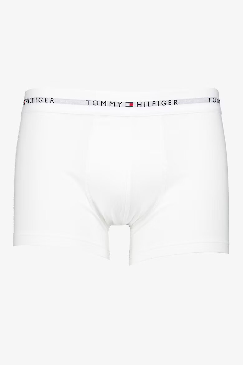 Tommy Hilfiger Боксерки Signature с лого - 3 чифта Сив/Антрацитно черно/Антично бяло