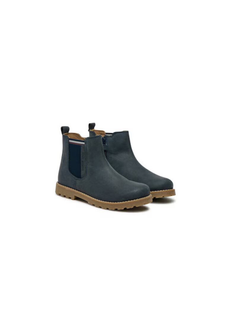 Tommy Hilfiger Ботуши за момчета - 304427701 - естествена кожа