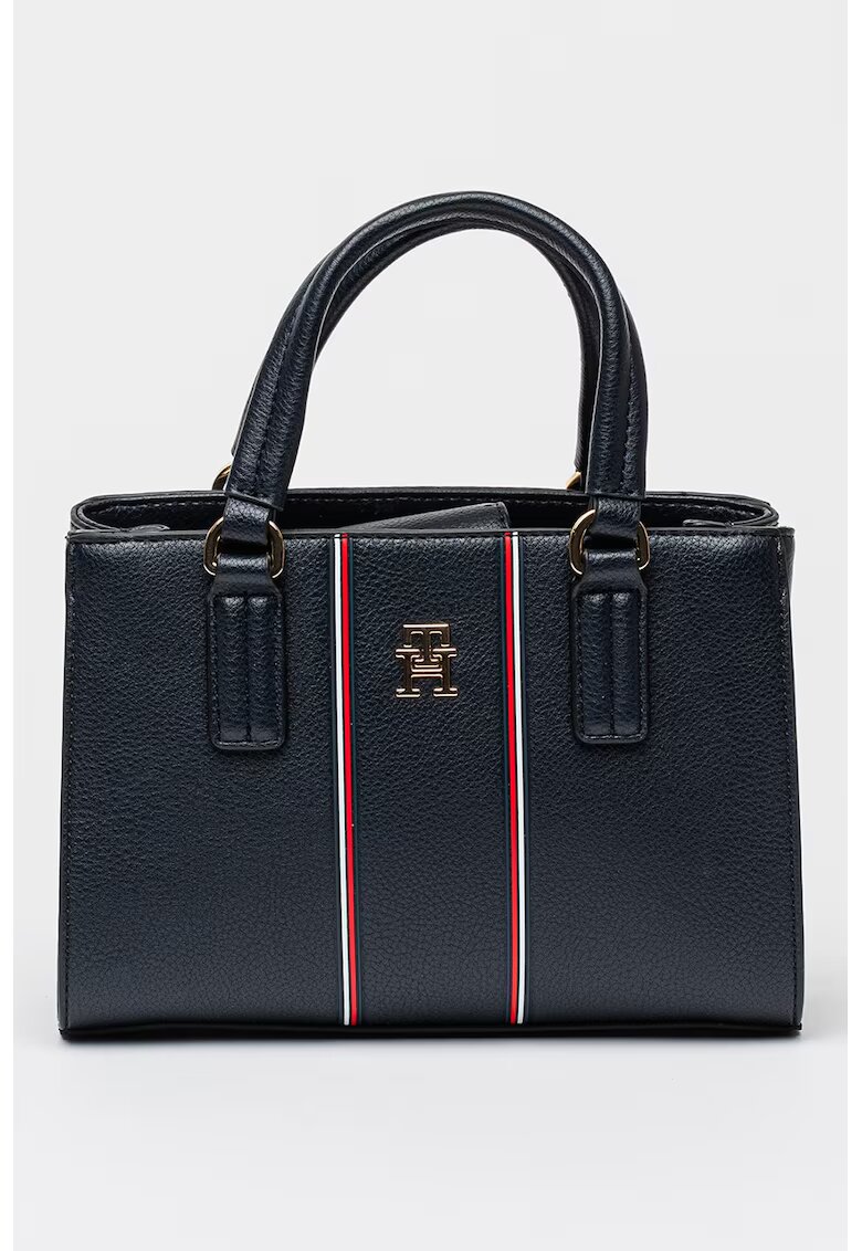 Tommy Hilfiger Чанта от еко кожа - Червен/Бял/Ултрамарин синьо