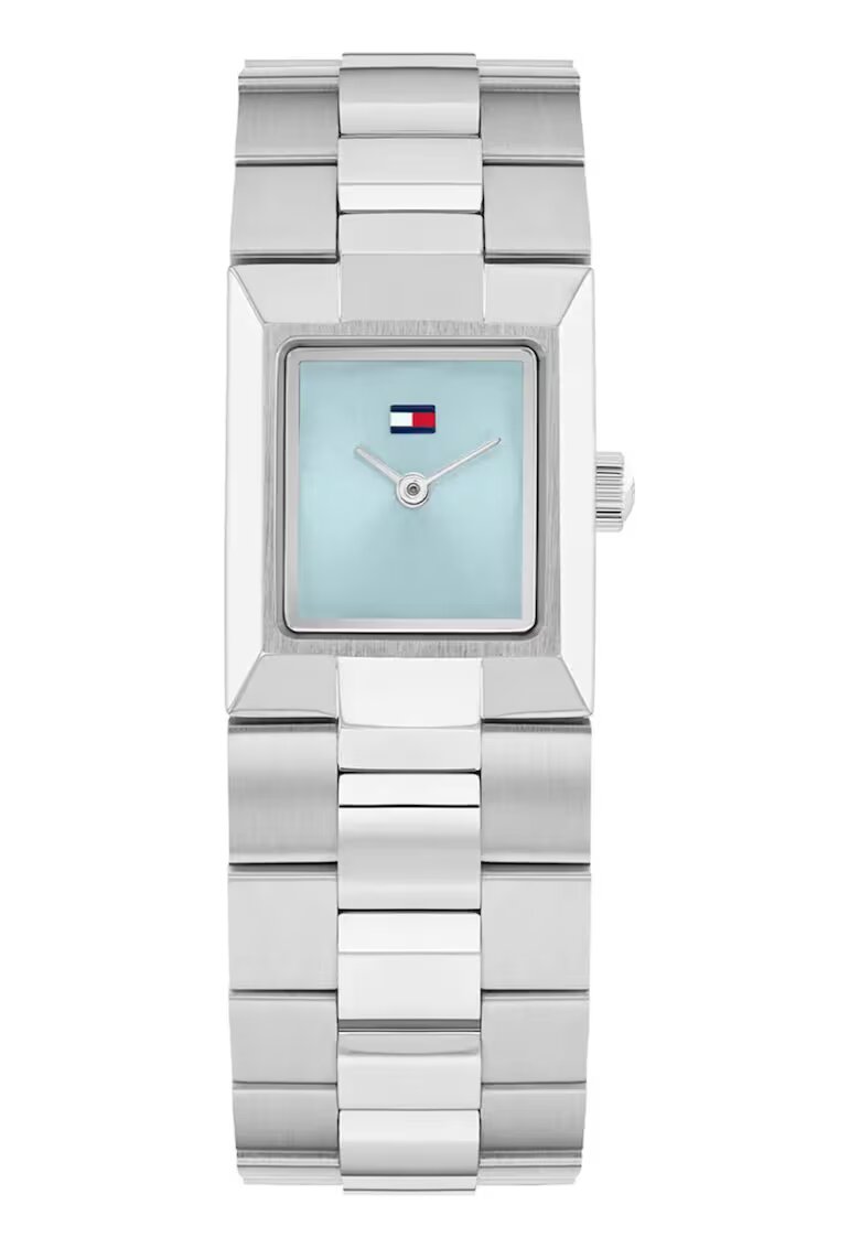 Tommy Hilfiger Часовник Ivy - правоъгълна стоманена кутия 20x25mm - светлосин циферблат - кварцов механизъм