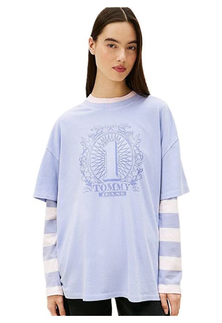 Tommy Hilfiger Дамска тениска TJW OVS TOMMY DOLLAR TEE - Памук -
