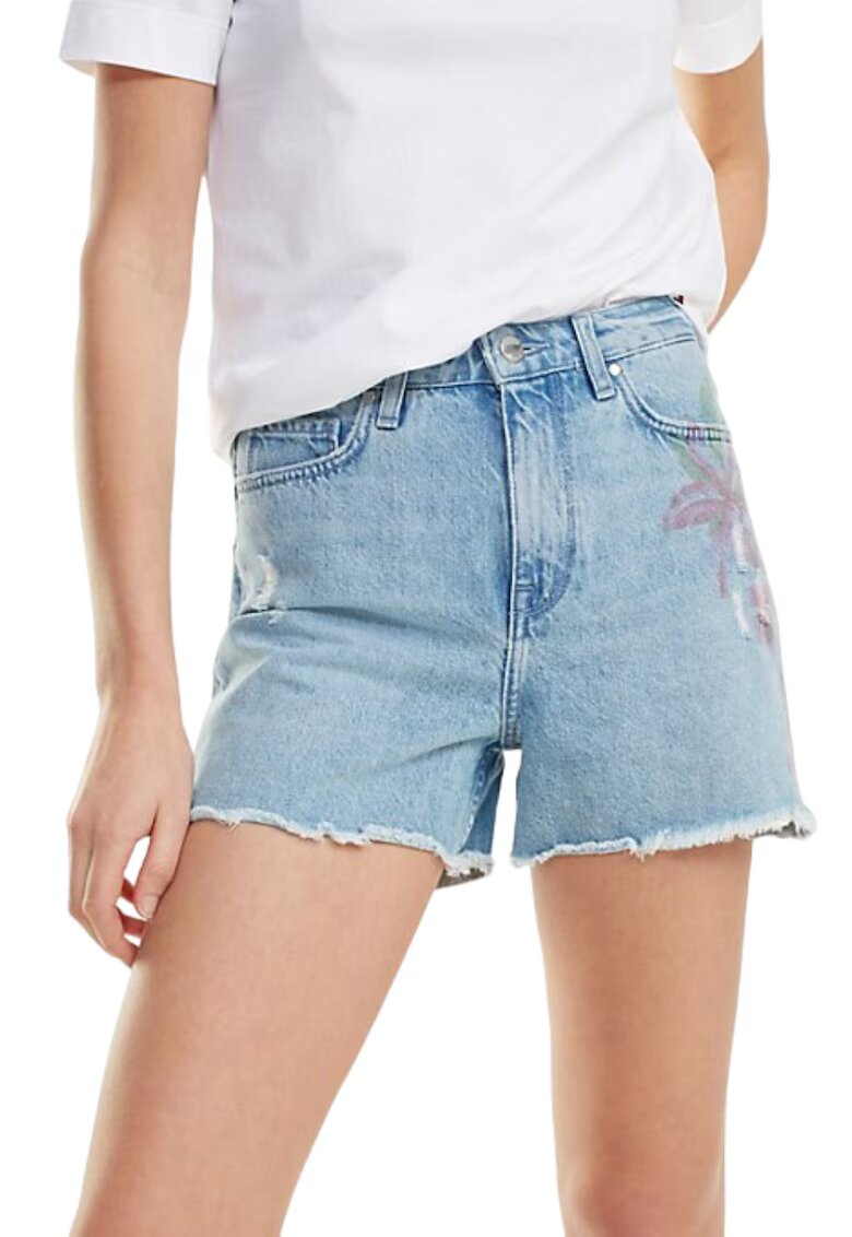 Tommy Hilfiger Дамски къси панталони - Памук - Син - W24