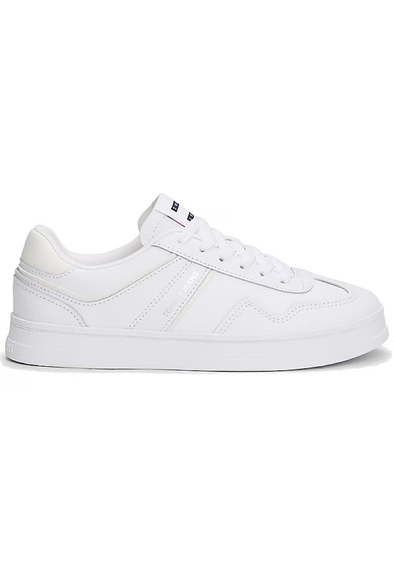 Tommy Hilfiger Дамски маратонки кожа Greenwich - EN0EN02794-YBS - бели