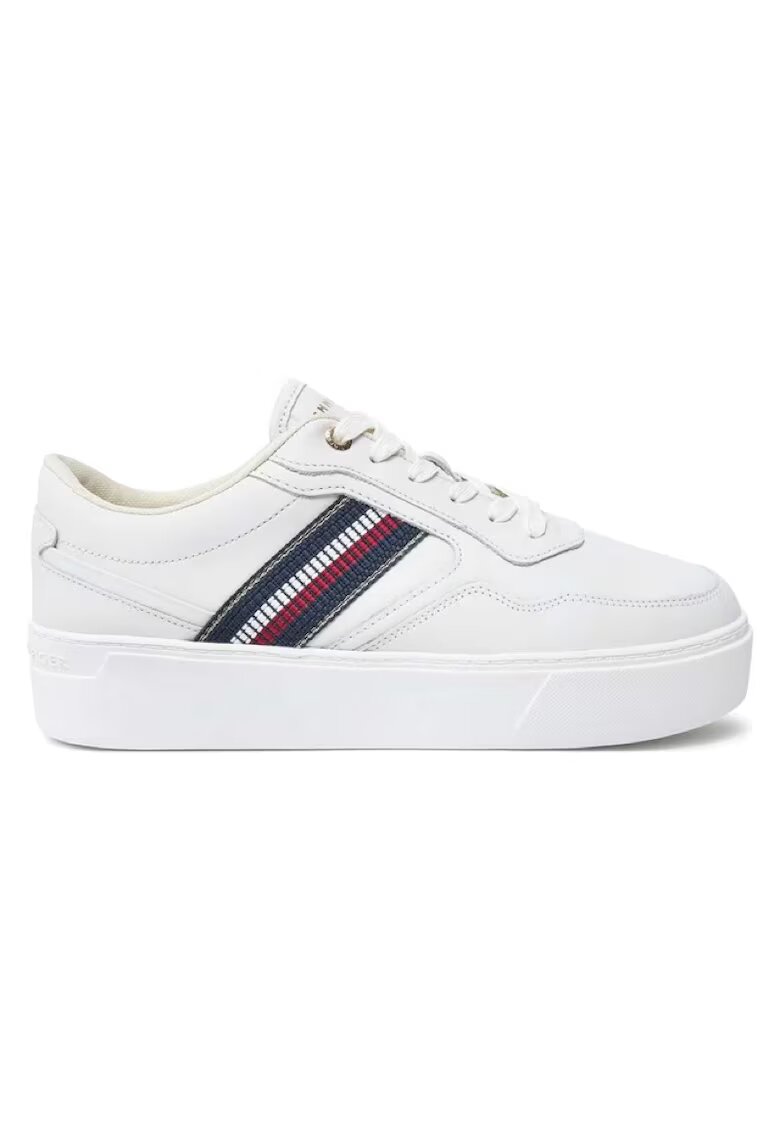 Tommy Hilfiger Дамски маратонки маратонки на платформа с райета - FW0FW08348-YBL -