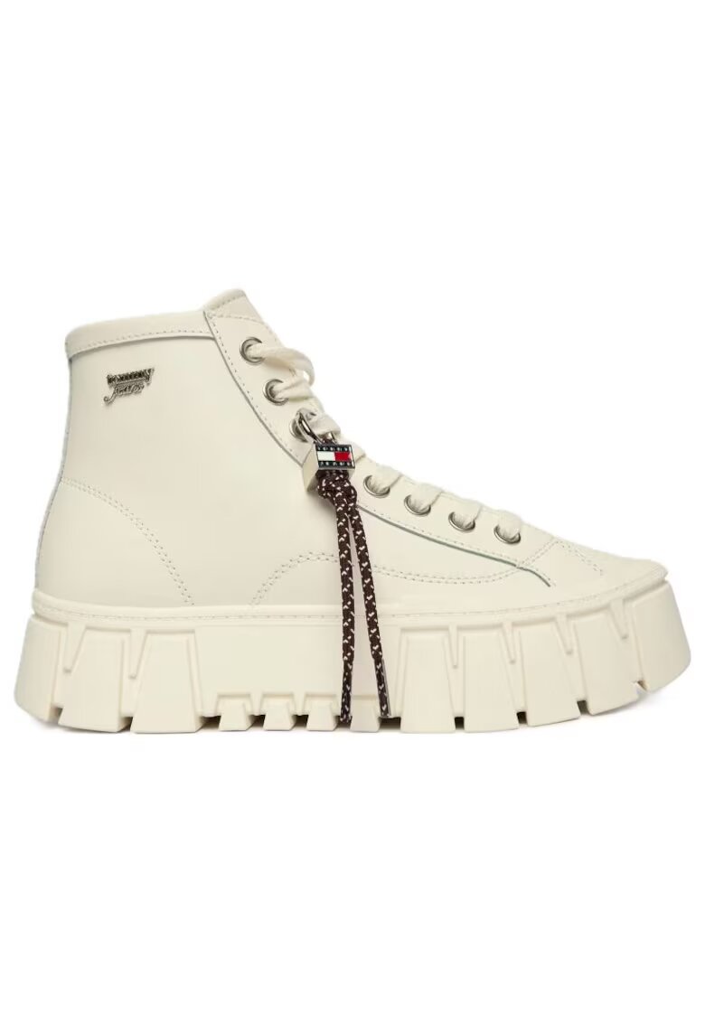 Tommy Hilfiger Дамски обувки - Tjw Platform Sneaker Leather Mc - Естествена кожа -