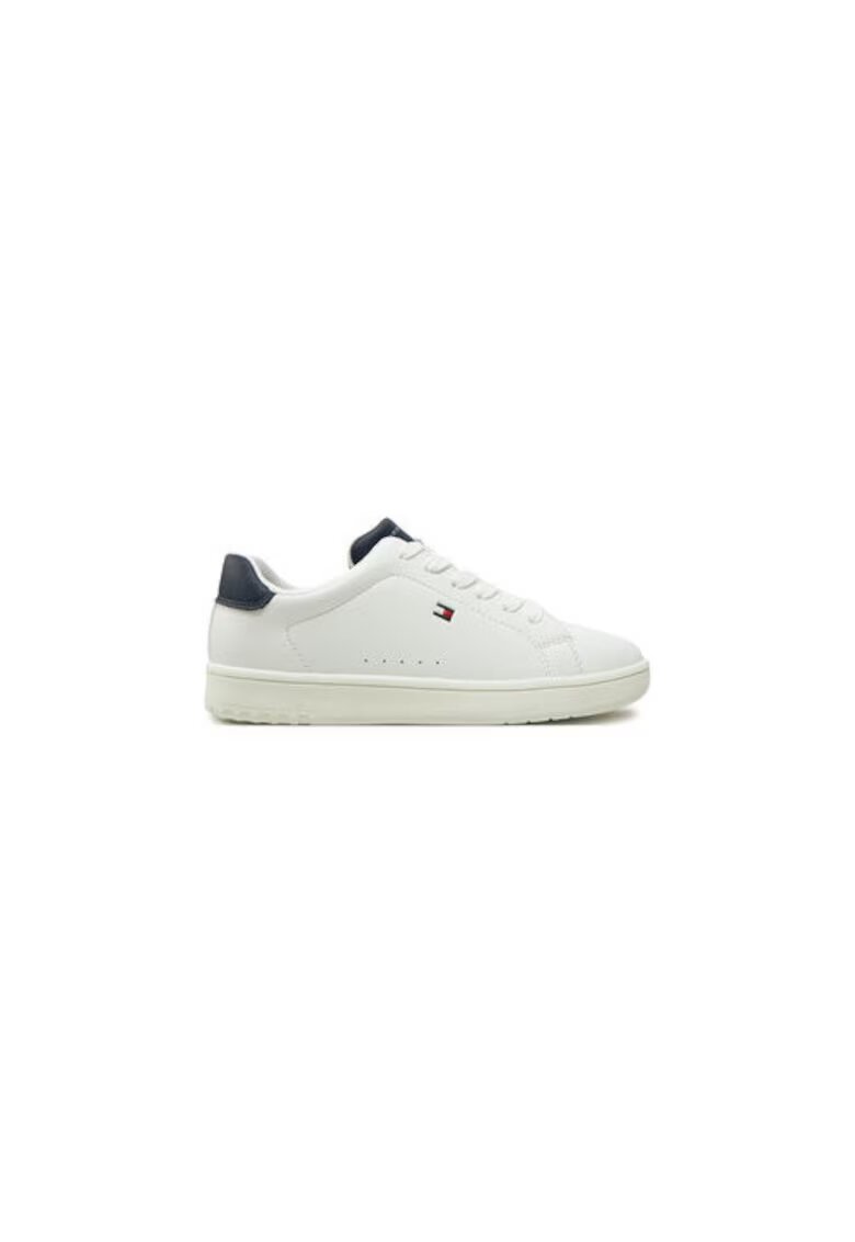 Tommy Hilfiger Детски спортни обувки - вечен дизайн - висок комфорт - бял - екологична кожа