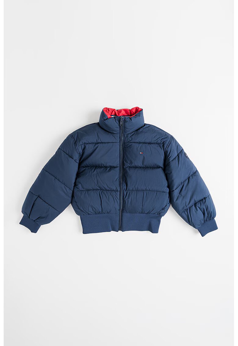 Tommy Hilfiger Двулицево зимно яке с висока талия