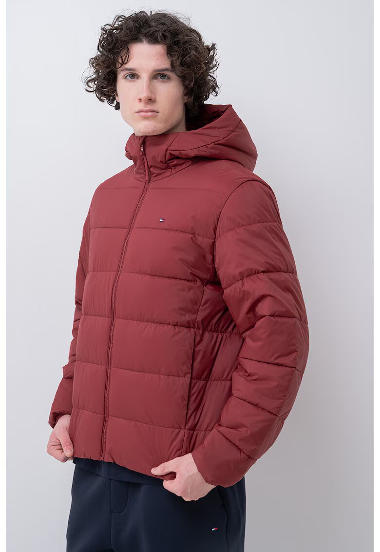 Tommy Hilfiger Капитонирано зимно яке с джобове