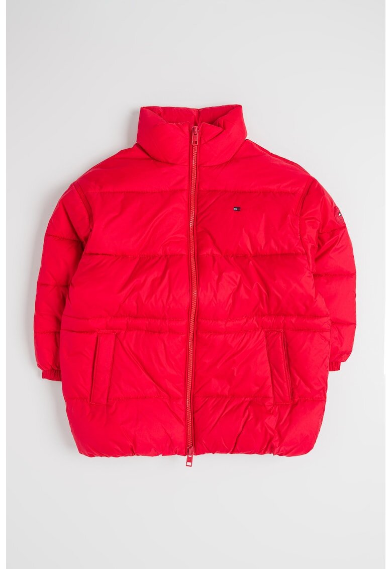 Tommy Hilfiger Капитонирано зимно яке с висока яка