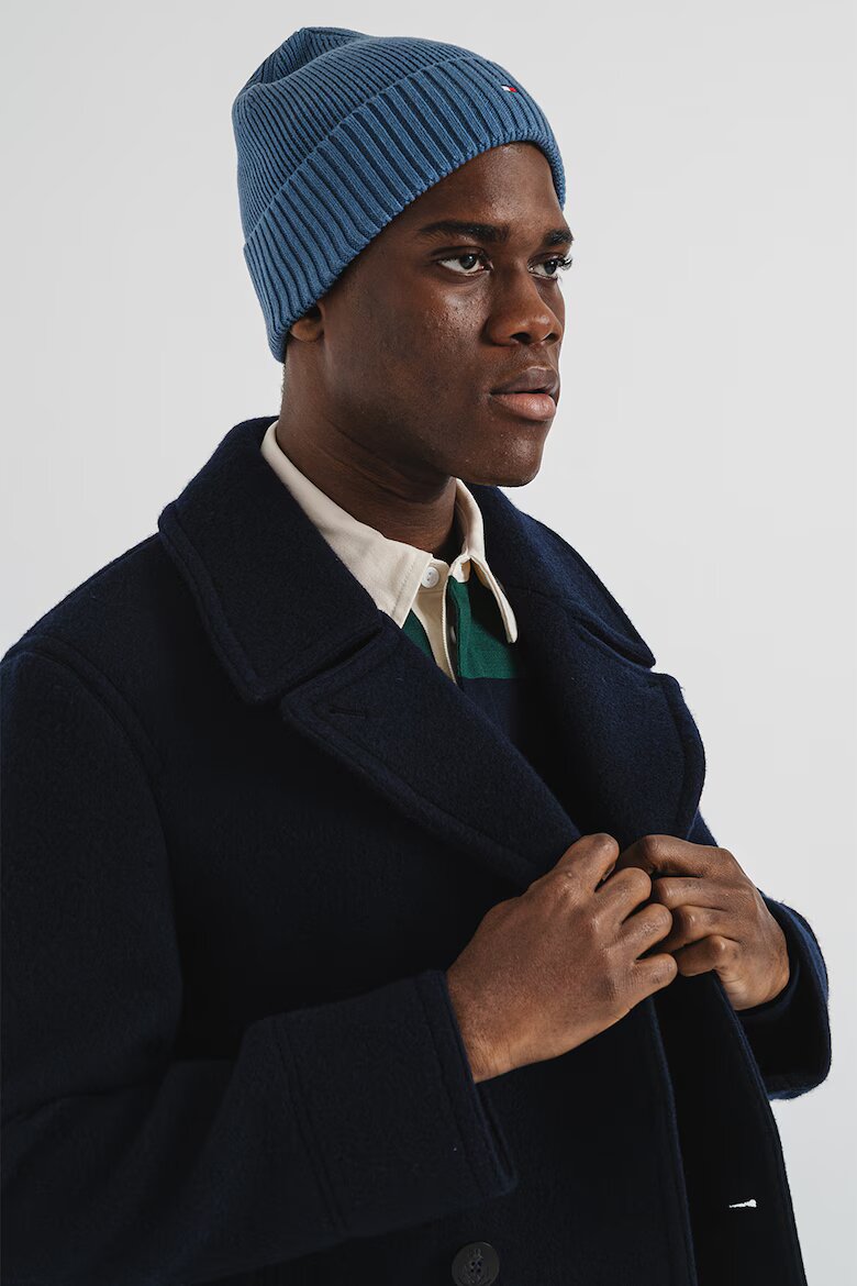 Tommy Hilfiger Късо палто с вълна Ултрамарин синьо