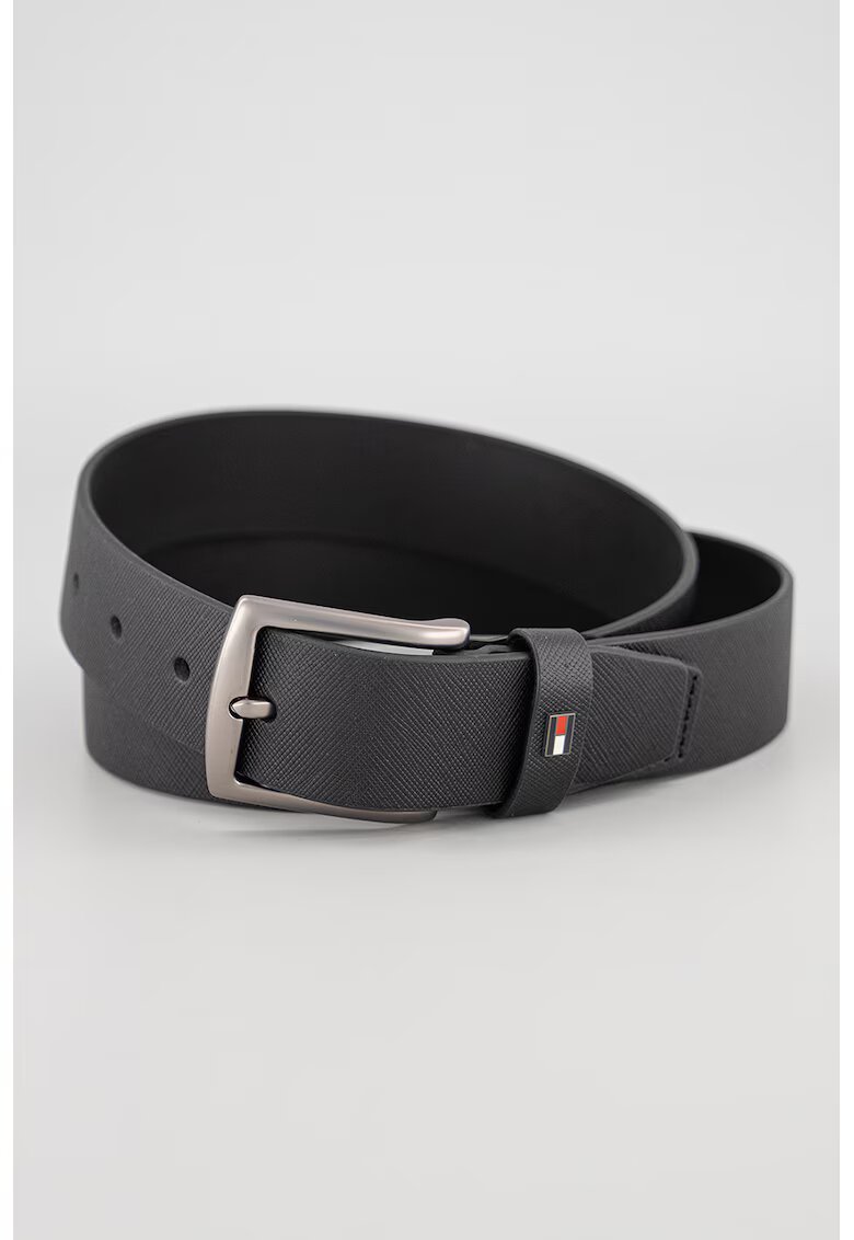 Tommy Hilfiger Кожен колан Denton - Черен