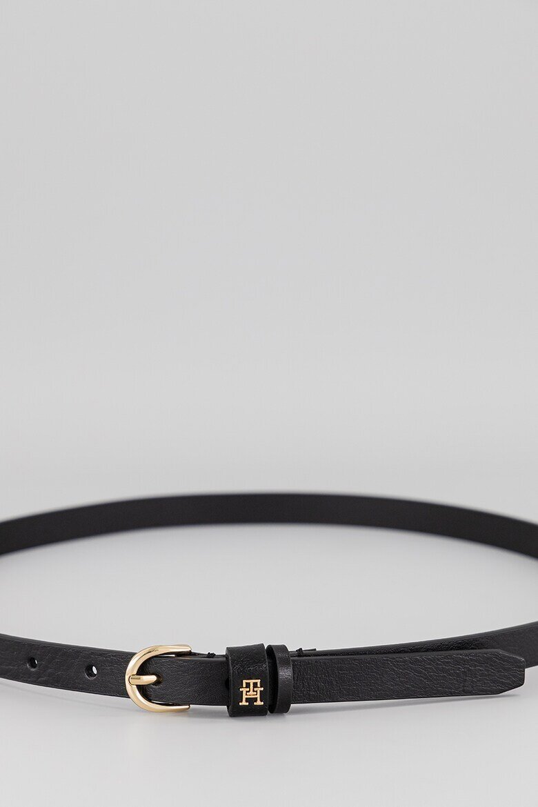 Tommy Hilfiger Кожен колан Esential Efortless Черен