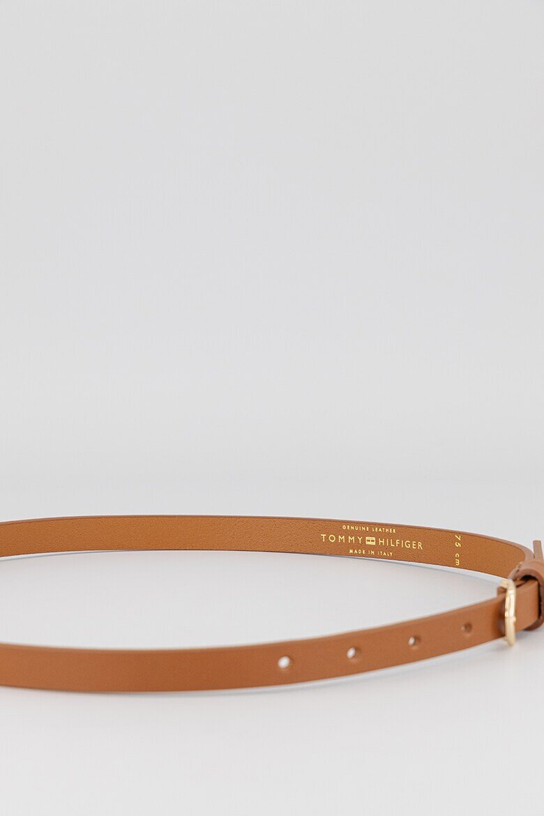 Tommy Hilfiger Кожен колан Esential Efortless Коняк кафяв