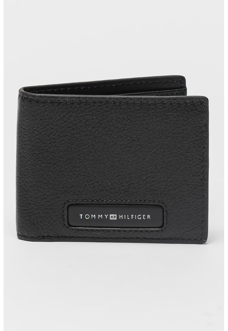 Tommy Hilfiger Кожен портфейл с двойно прегъване с лого