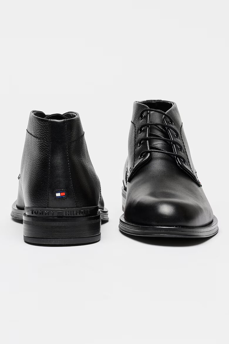 Tommy Hilfiger Кожени кларкове Corporate Черен