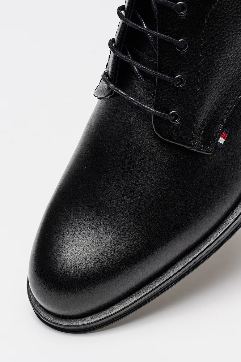 Tommy Hilfiger Кожени кларкове Corporate Черен
