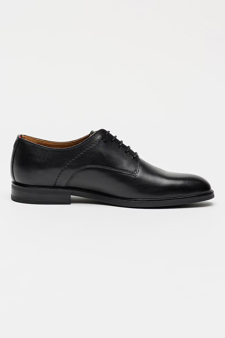 Tommy Hilfiger Кожени обувки Derby Черен