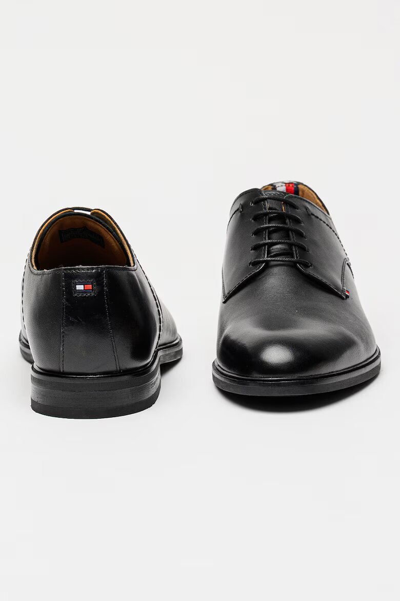 Tommy Hilfiger Кожени обувки Derby Черен