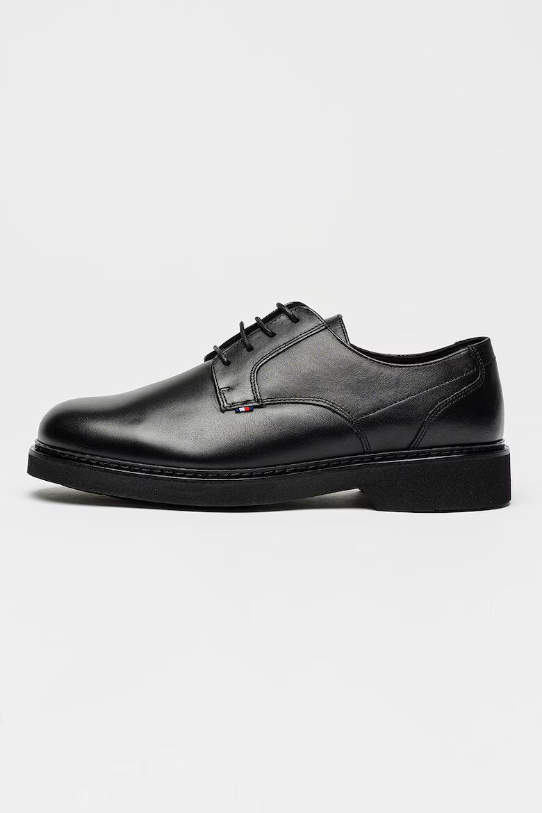 Tommy Hilfiger Кожени обувки Derby Черен