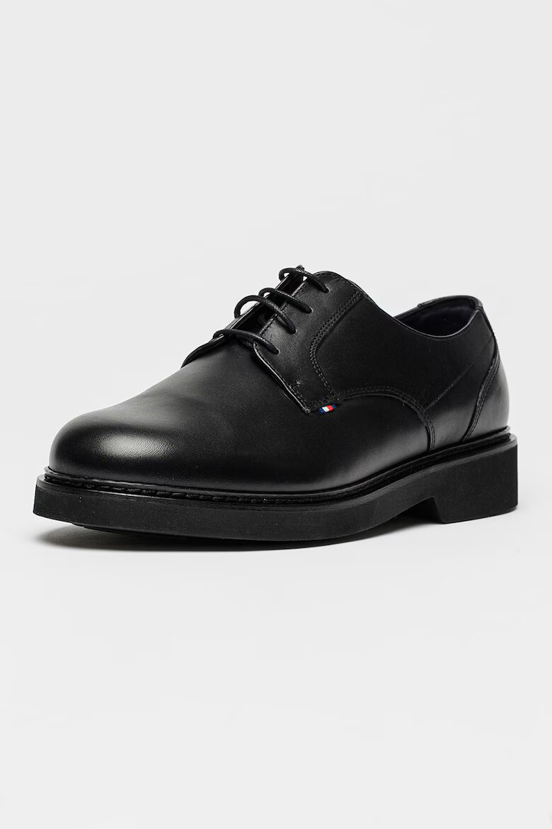 Tommy Hilfiger Кожени обувки Derby Черен