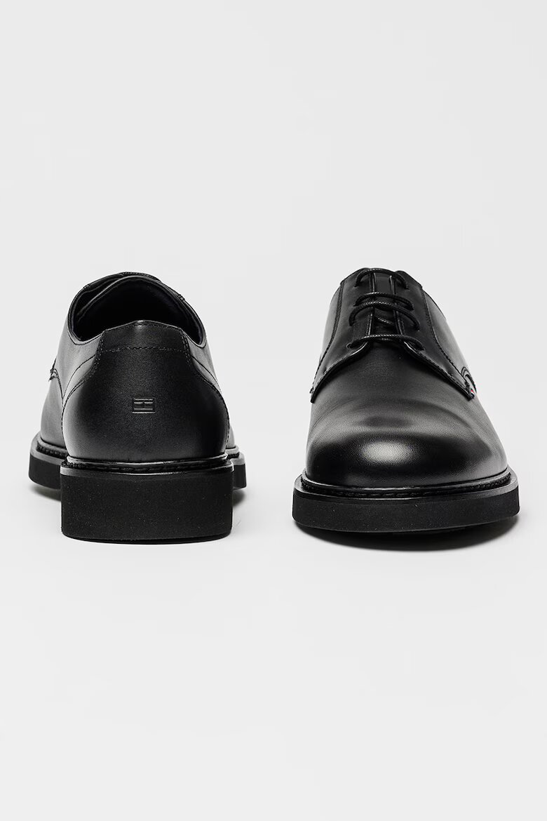 Tommy Hilfiger Кожени обувки Derby Черен