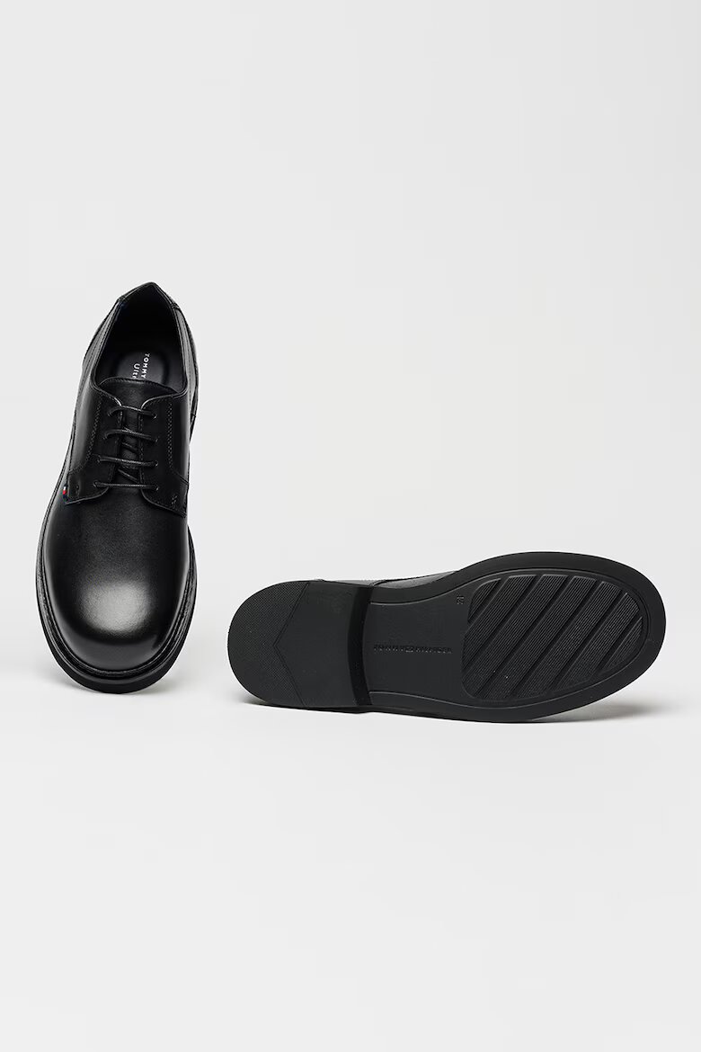 Tommy Hilfiger Кожени обувки Derby Черен