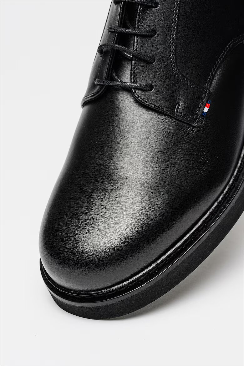 Tommy Hilfiger Кожени обувки Derby Черен