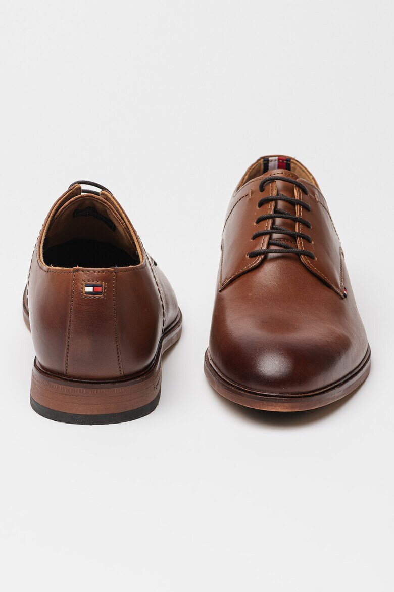 Tommy Hilfiger Кожени обувки Derby Карамел