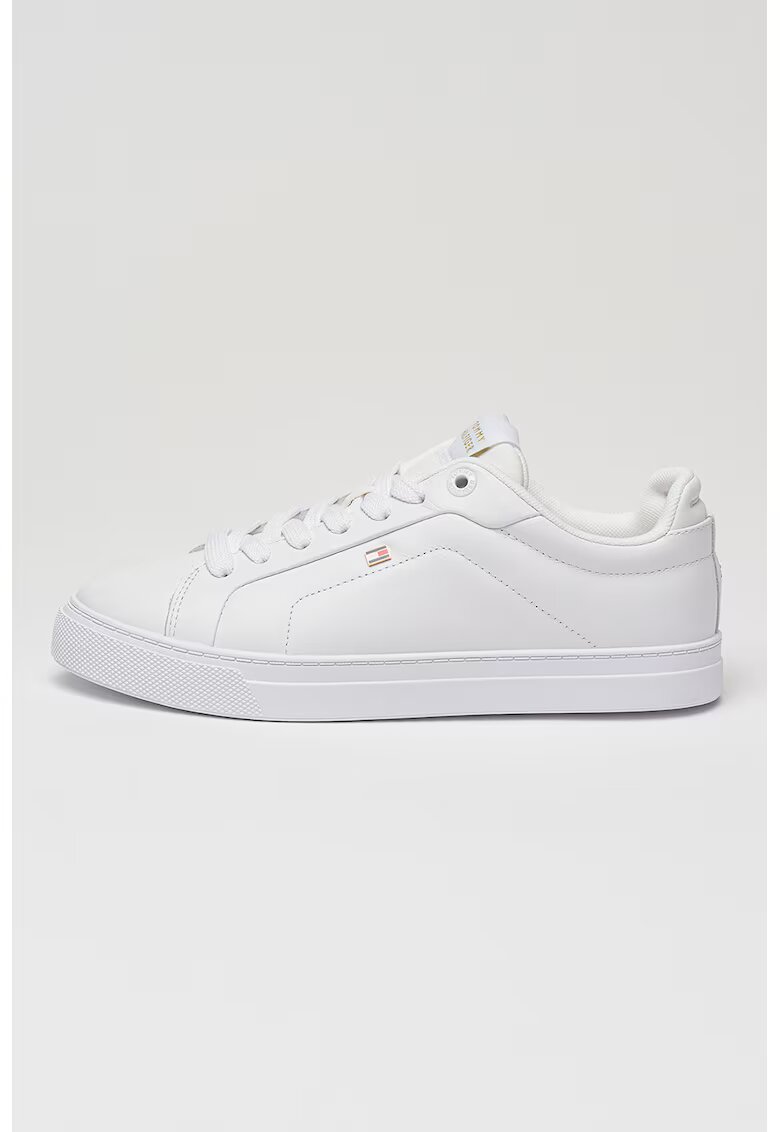 Tommy Hilfiger Кожени спортни обувки Icon - Бял