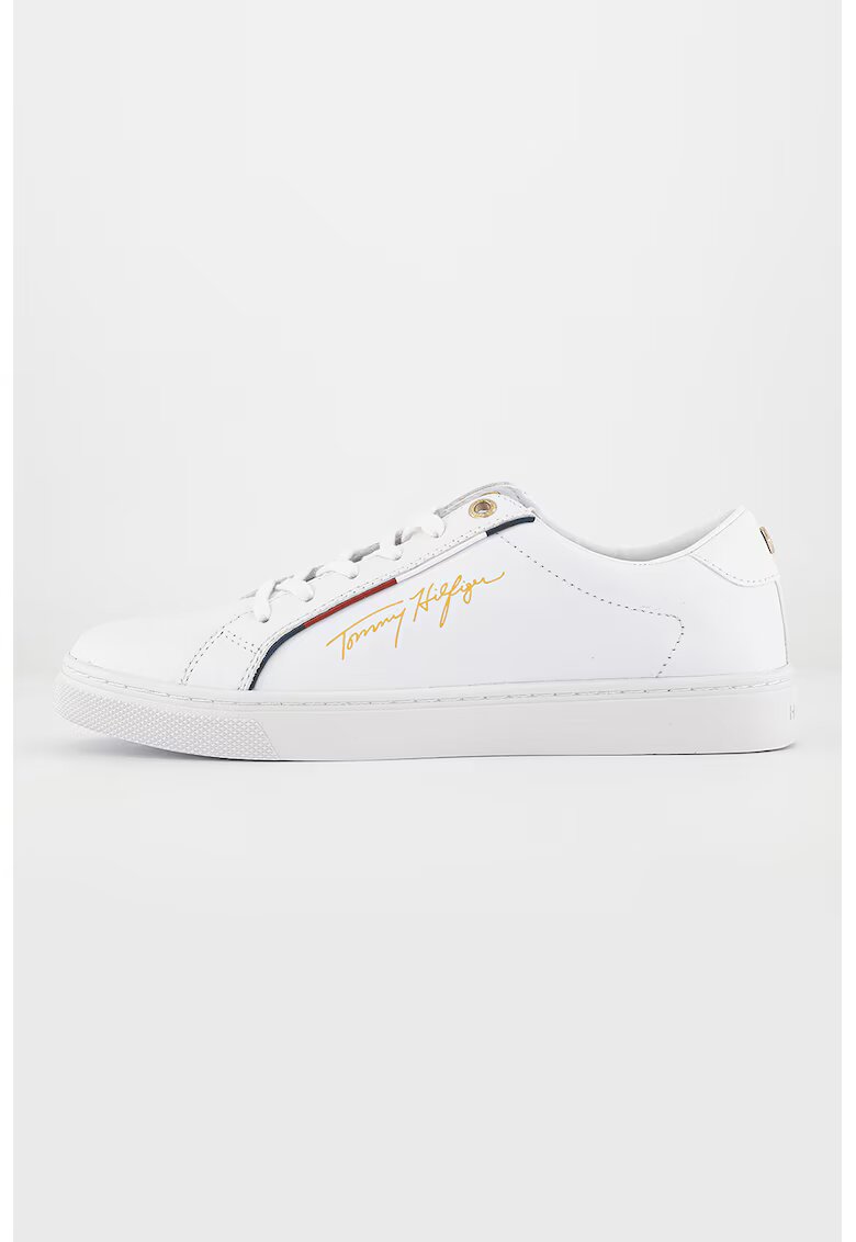 Tommy Hilfiger Кожени спортни обувки с еко кожа