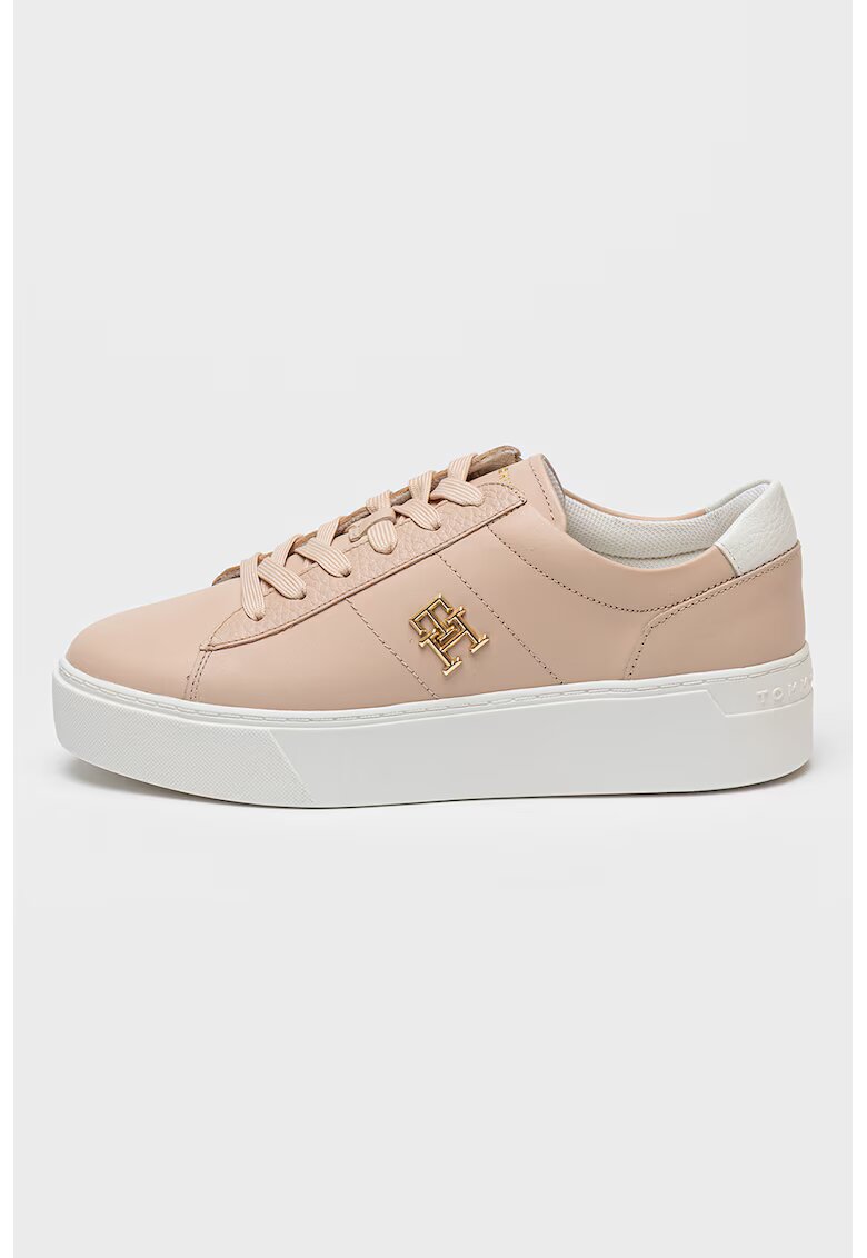 Tommy Hilfiger Кожени спортни обувки с лого