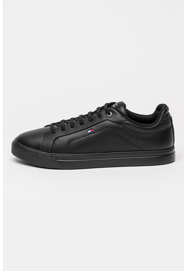 Tommy Hilfiger Кожени тренировъчни обувки Icon Court с лого