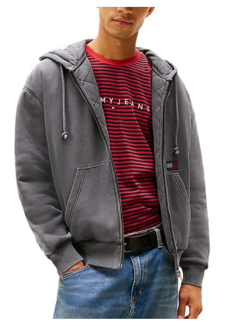 Tommy Hilfiger Мъжка блуза с цип TJM 90S QUILT NEW CLASSICS FZ - Памук -