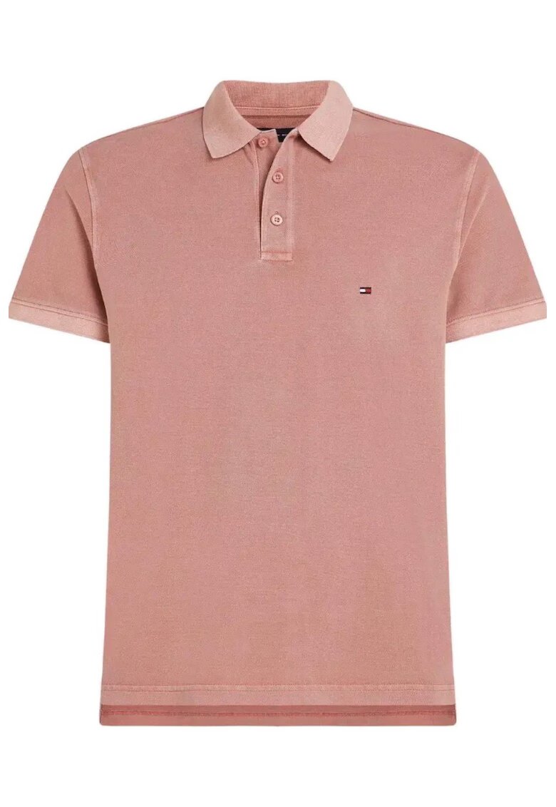 Tommy Hilfiger Мъжка поло тениска - Regular Fit - Бледорозов 2361